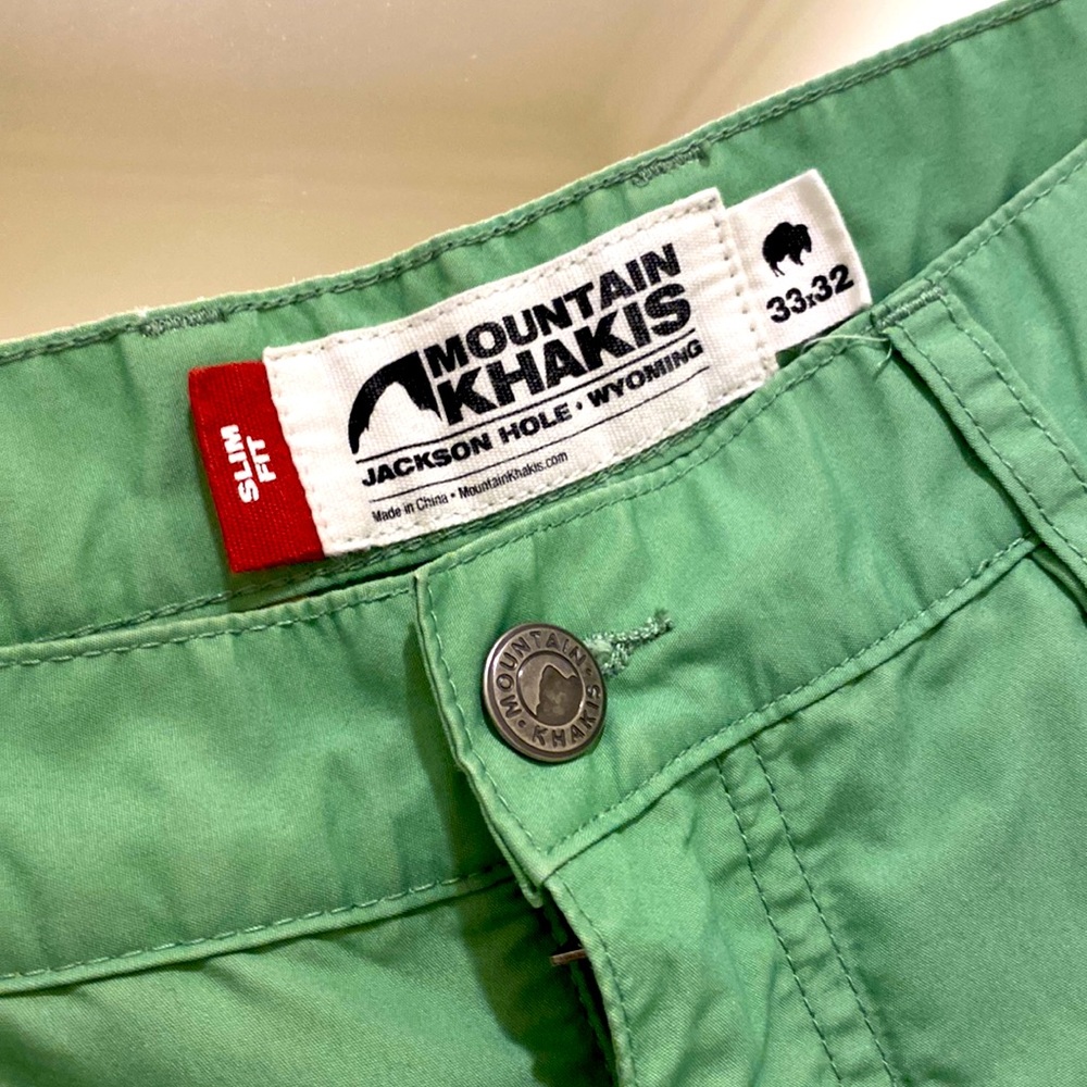 Mountain Khaki poplin pants